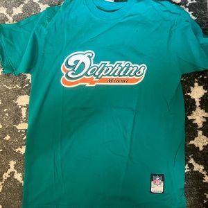 Miami Dolphins Teal Tshirt Medium